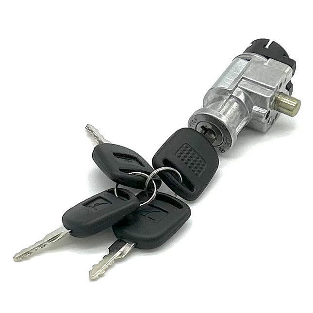 Lock Tumbler and Keys for Seat Tube Battery