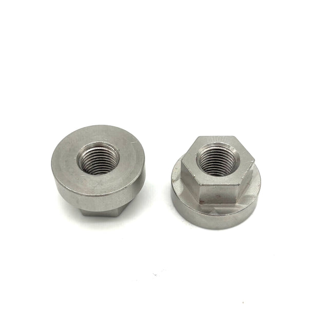 Axle Nut Flanged 18mm 2 pack