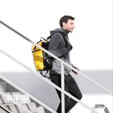 Pannier Backpack 27 L Waterproof Black With Green