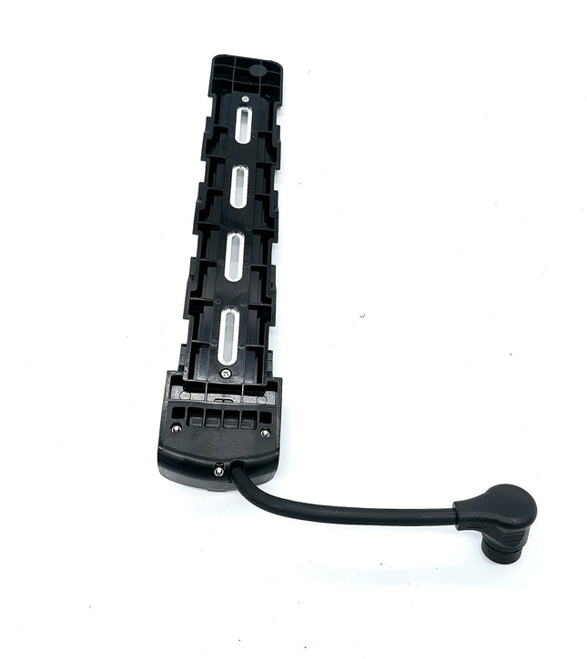 Piggyback Battery Rail Xi 2624A Gen 2 Connection, with Battery Rail Spacers.